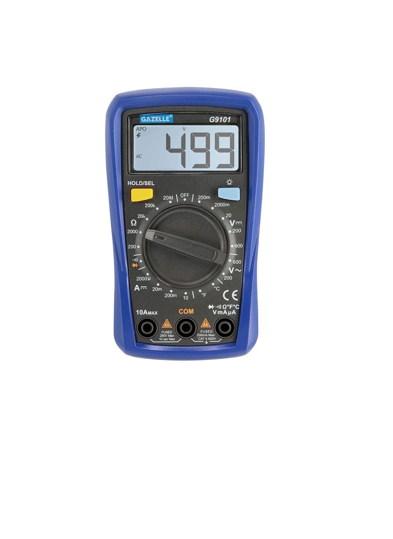 Gazelle Gazelle G9101 Palm Size Digital Multimeter With LCD And Buzzer  - Image 1