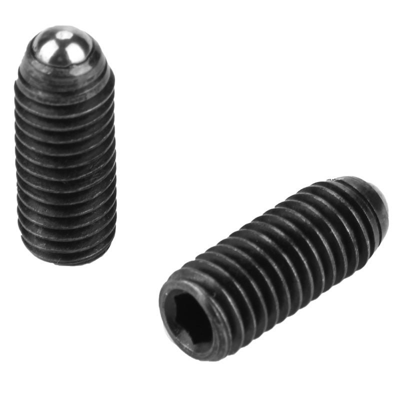Carbon Steel Ball Plungers M8 Set of 10 Steel Spring-Loaded Plunger - Durable Accurate Positioning Component for Mechanical Devices Clamps Molds - Image 2