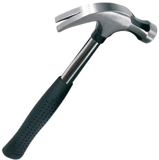Agam 12 Lb Claw Hammer with Metal Shaft and Rubber Handle Lightweight and Durable Hand Tool  - Image 1
