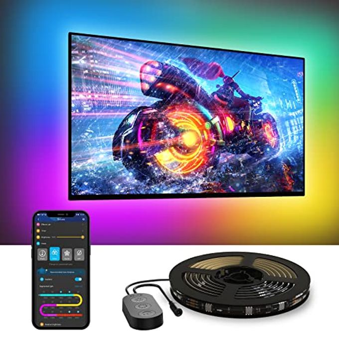 Govee Tv Led Backlight, Rgbic Smart Led Strip Lights For 55-65 Inch Tvs, Bluetooth And Wi-Fi App Control, Works With Alexa & Google Assistant, Music Sync, 99+ Scene Modes, Adapter - Image 4