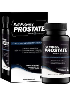 Full Potency Prostate Supplement For Men Clinicalstrength Ingredients Saw Palmetto Helps To Increase Urinary Flow Control Urinary Frequency And Support Prostate Function 60 Capsules