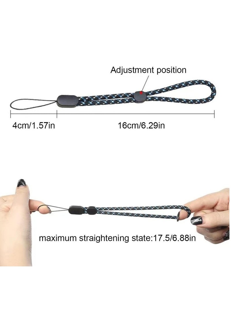 Generic - Hand Wrist Strap Lanyard 21.5 CM 6 Pack 6 Color Adjustable Colorful Nylon for GoPro Camera Keys Keychain Phone USB Flash Drive Joy-Con Wallet ID Name Tag Badge - Image 1