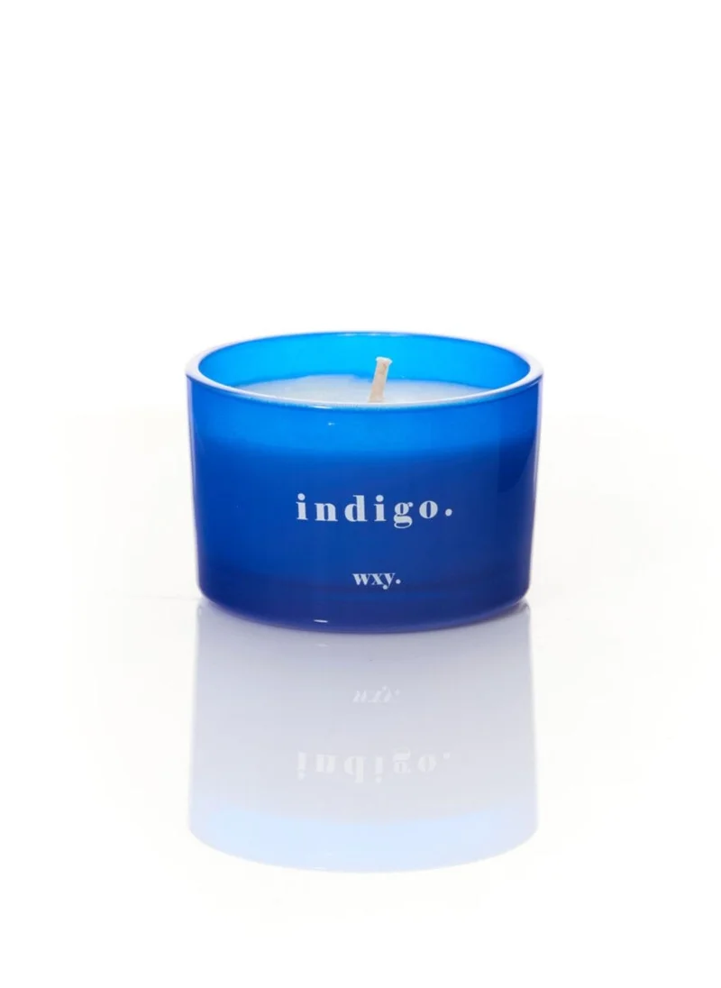 WXY Classic 3oz Candle – Indigo  Rosemary & Juniper  Luxury Scented Candle in Glass Base – Perfect for Gifting