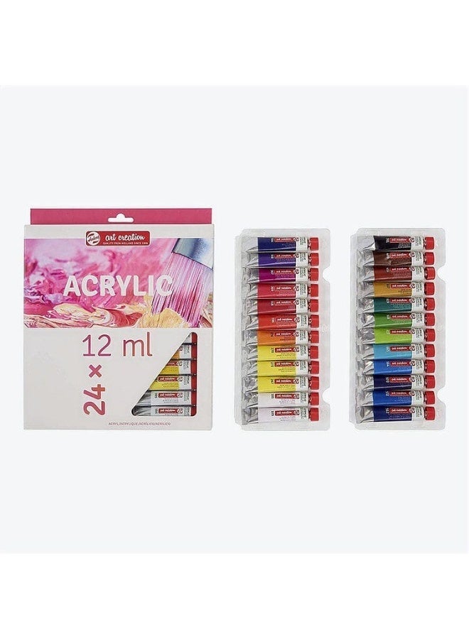 تالينز مجموعة ألوان أكريليك من تالينز آرت كرييشن | ٢٤ × ​​١٢ مل - Image 1