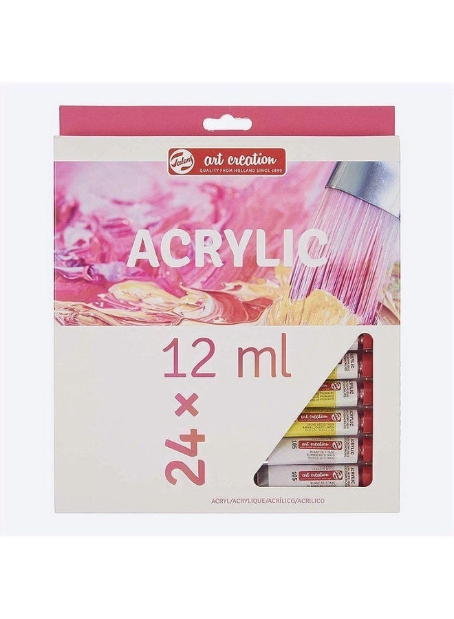 تالينز مجموعة ألوان أكريليك من تالينز آرت كرييشن | ٢٤ × ​​١٢ مل - Image 2