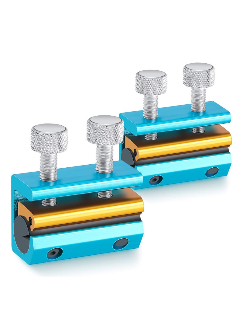 SYOSI 2 Pieces Vehicle Cable Lubricator Alloy Cable Lubricator Clutch Throttle Cable Lubricator Dual Oiler Cable Lube Tool for Motorcycles Bicycle Boat Bike Cable Lubrication - Image 1