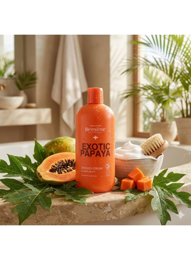 Beesline Apitherapy Beesline Exotic Papaya Shower Cream - 750ml - Image 3