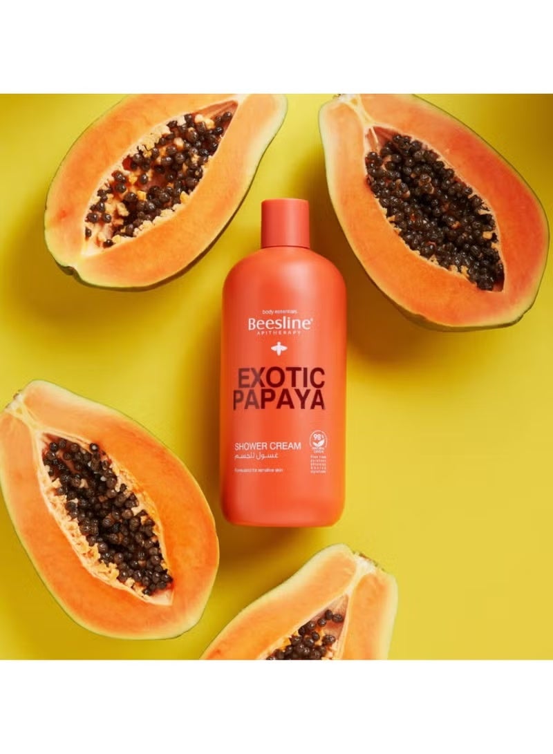Beesline Apitherapy Beesline Exotic Papaya Shower Cream - 750ml - Image 4