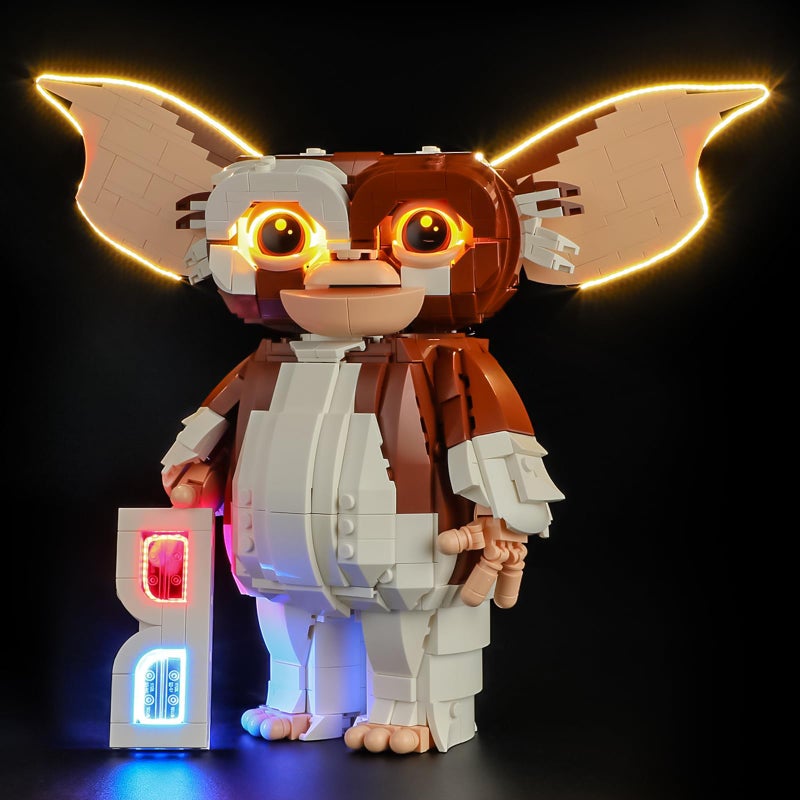 BRIKSMAX مجموعة إضاءة 20 متوافقة مع مجموعات بناء Lego Ideas Gremlins Gizmo 21361 ملحقات مجموعات الإضاءة LED فقط تقنية إخفاء الكابلات للعرض هدايا للمجمعين - Image 3