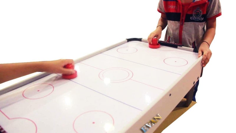 VIKINGS Lagertha Wooden Indoor Air Hockey Game Table Top Toy for Kids, Big Size 80 x 42 x 23.5 cm, Multi Color - Image 3