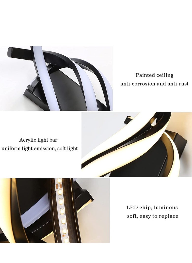 Indoor Wall Light, Modern LED Wall Lamp Curved Design, Sconces 3000K Warm White Light,for Bedroom, Living Room - pzsku/Z7833538BB1AE84E25B7CZ/45/_/1712892827/5937d8fe-ae27-46a8-adfd-d0c15c0ec642