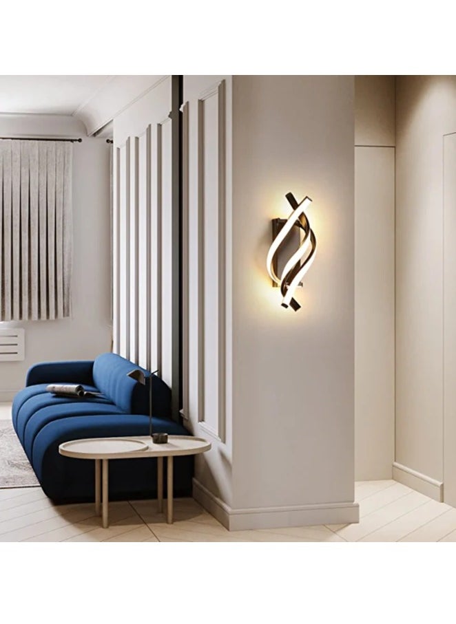 Indoor Wall Light, Modern LED Wall Lamp Curved Design, Sconces 3000K Warm White Light,for Bedroom, Living Room - pzsku/Z7833538BB1AE84E25B7CZ/45/_/1712892857/5076beeb-9ce0-4b22-b807-2f30510c1faf