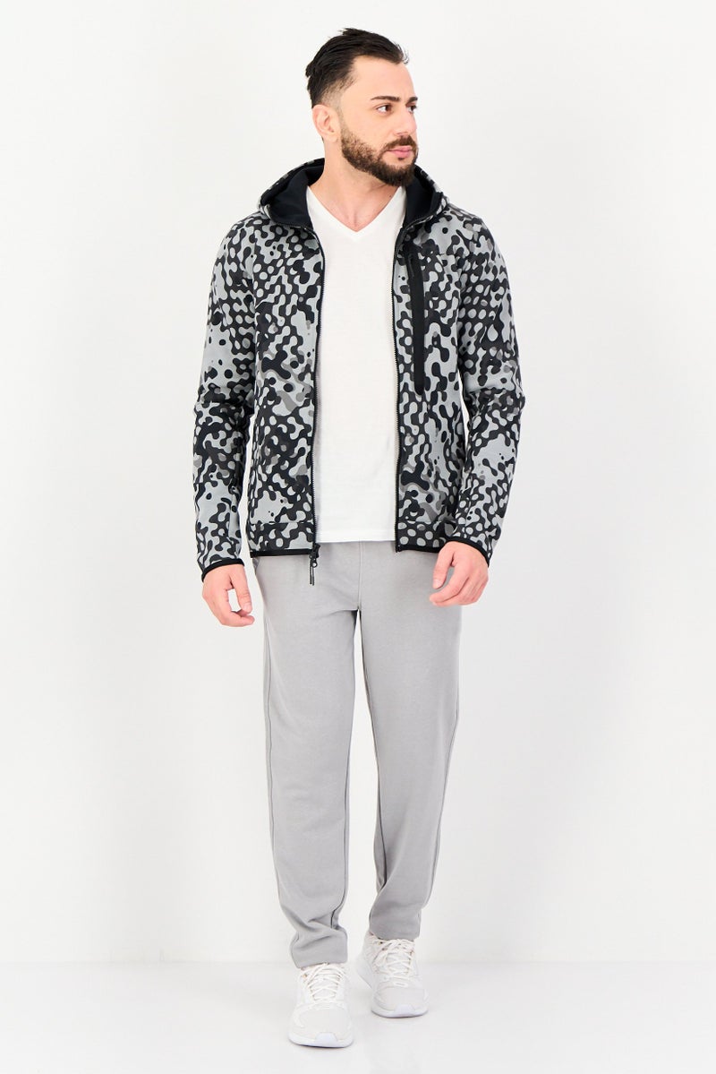 Nike Men Sportswear Fit Long Sleeve Camo Outdoor Hoodie, Multicolor - Image 4