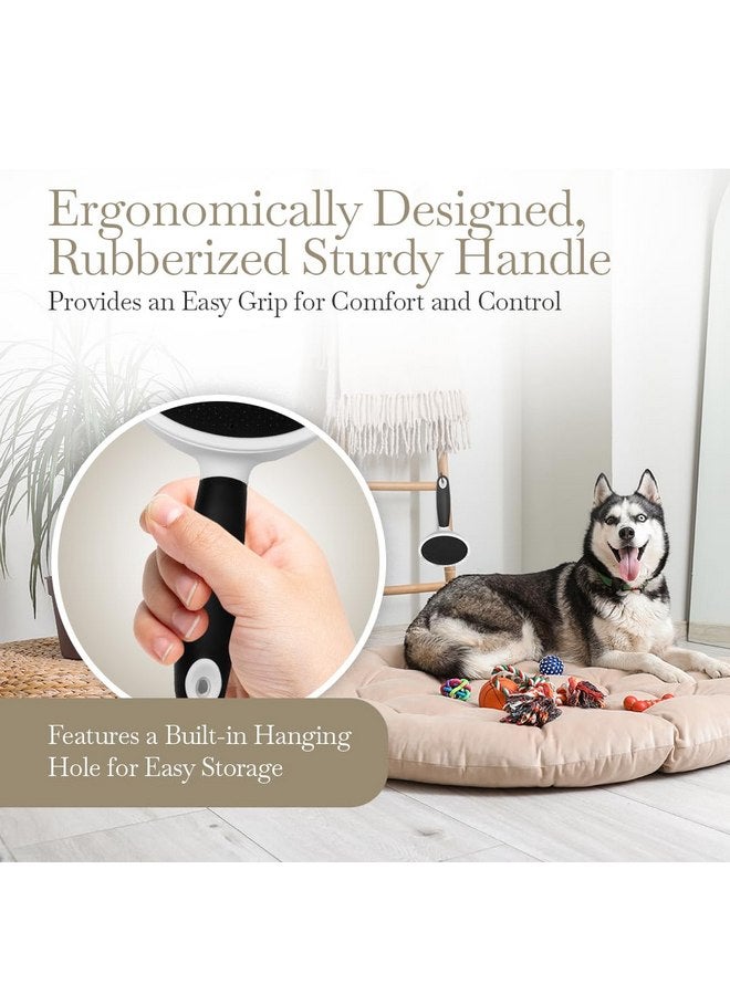 Fuller Brush Slicker Pet Brush - Angled Fine Steel Wires - Ergonomically Designed Rubberized Handle For Comfort & Control - Remove Shedding & Matted Hair - Tool For Grooming Dogs & Cat - Image 4