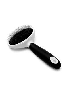fuller brush Fuller Brush Slicker Pet Brush - Angled Fine Steel Wires - Ergonomically Designed Rubberized Handle For Comfort & Control - Remove Shedding & Matted Hair - Tool For Grooming Dogs & Cat  - Image 1