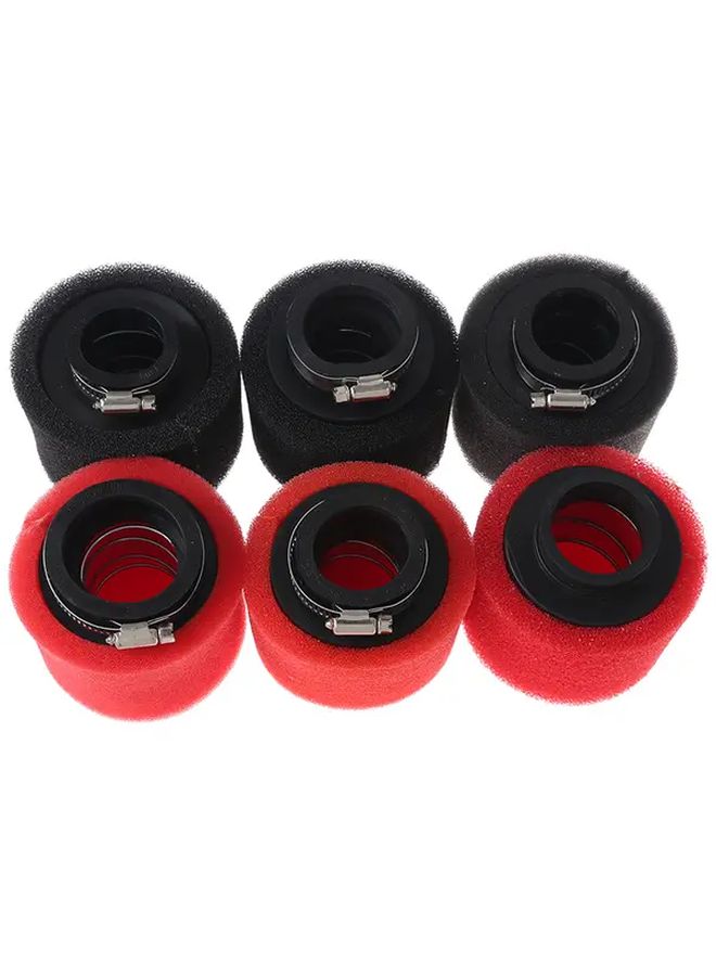 Red 42MM Straight Neck Foam Air Filter Cleaner For Moped Scooter Dirt Pit Bike Motorcycle 50-250cc - Image 3
