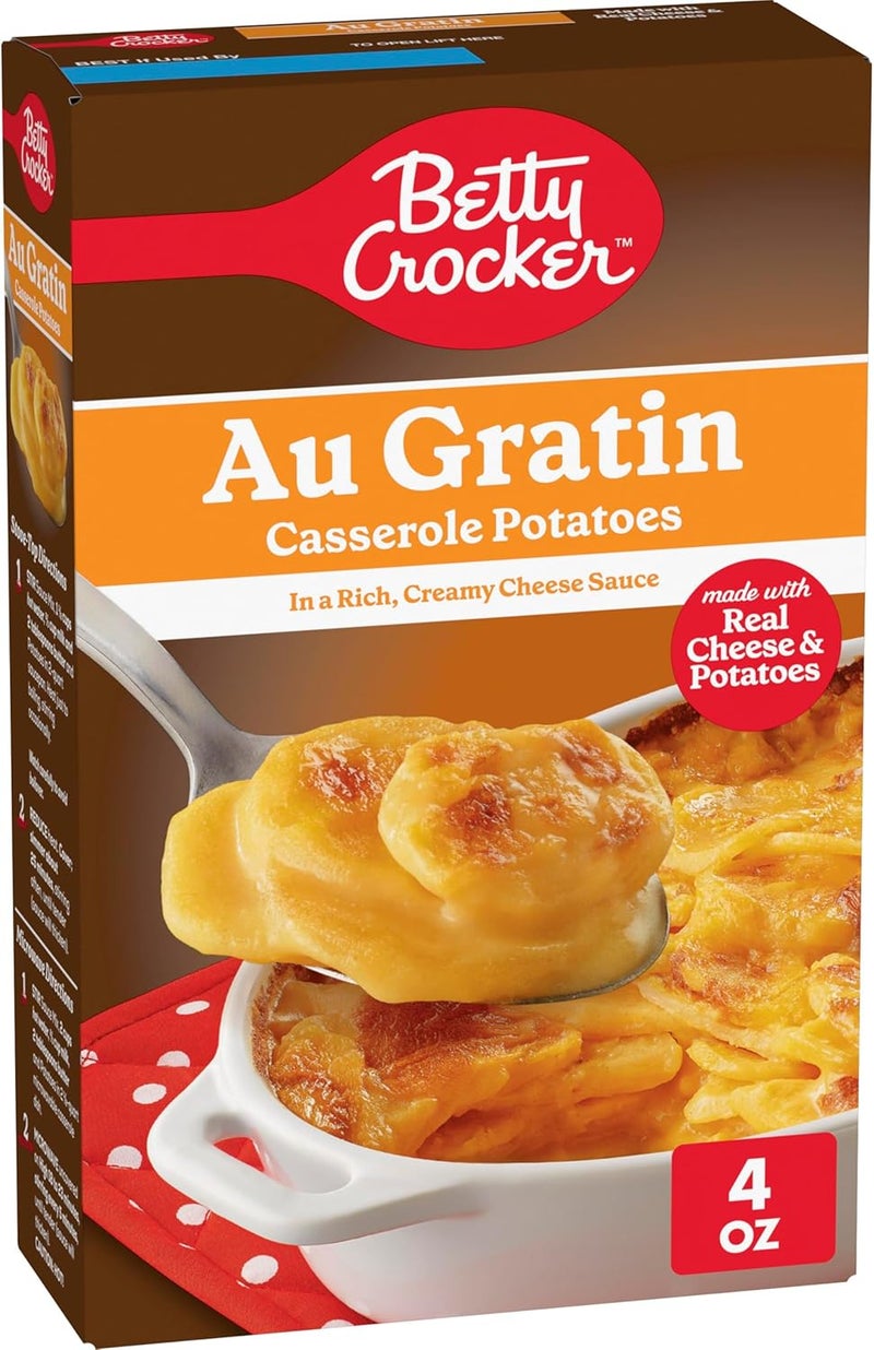 Betty Crocker Au Gratin Casserole Potatoes with Real Cheese, 4 oz Box - Image 1
