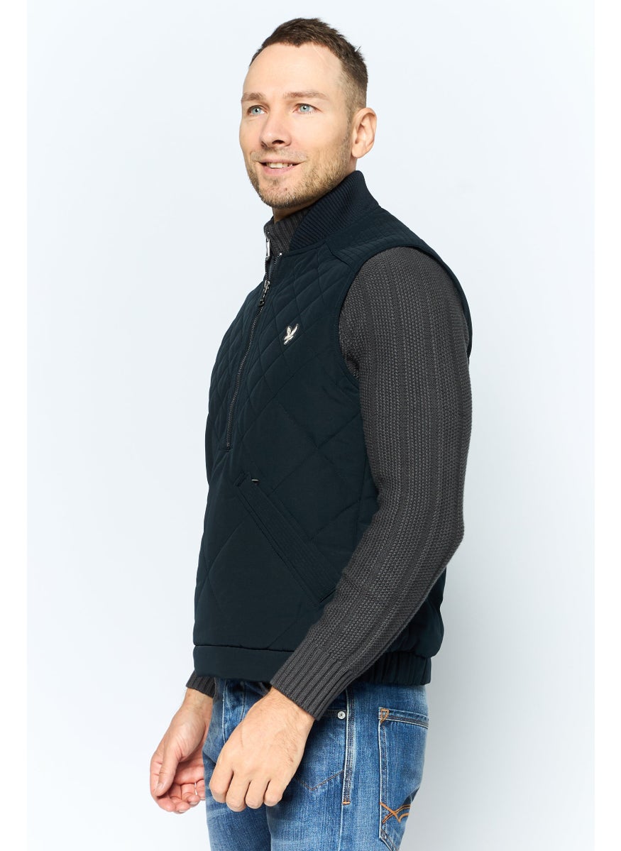 Men Quilted Vest Jacket, Black - pzsku/Z7833C64722011DFC15A0Z/45/_/1737642765/2423ff96-16bd-43b0-9ee2-fee8e81f809c