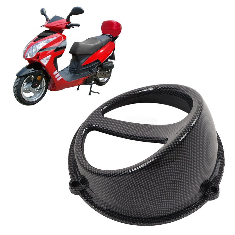 Motorcycle Engine Cooling Fan Cover Carbon Fiber Style Replacement for GY6 125cc 150cc 152QMI 157QMJ - Image 2