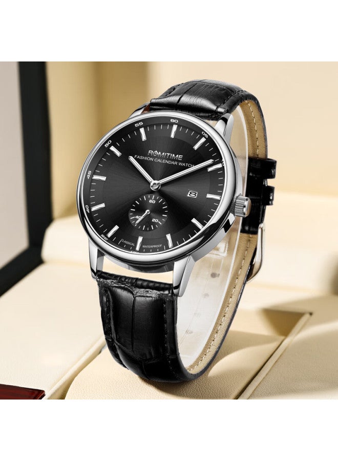 Romitime Men's Mechanical Style Fashionable And Elegant Watch Automatic Ultra-thin Waterproof Men's Watch For Middle School Students Birthday Gift - Image 2