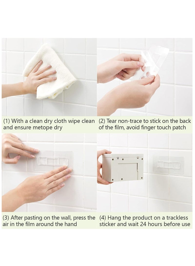 Wall Mounted Toothbrush Holder,Toothbrush Dispenser With 3 Toothbrush Position And Toothpaste Dispenser,Large Capacity Tooth Brushing Holder Bathroom Organization And Storage - Image 4