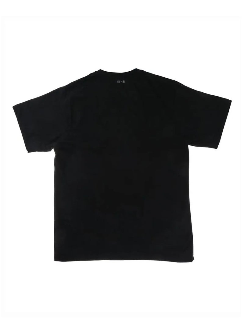 SHABABUNA x HNAK - Cotton T-shirt from the Love collection by Shababuna X Hnak - printed with the phrase “I Love Jeddah” | Made of 100% cotton, Short sleeves and a round neck | Original Saudi products | Black - Image 1