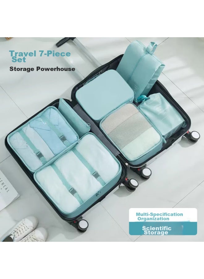 Biaze Biaze Travel Storage Bag, Organizer Pouch For Business Trips, Travel, Clothes, Underwear, Sorting Bag, Packing Cubes, Khaki Color  - Image 4