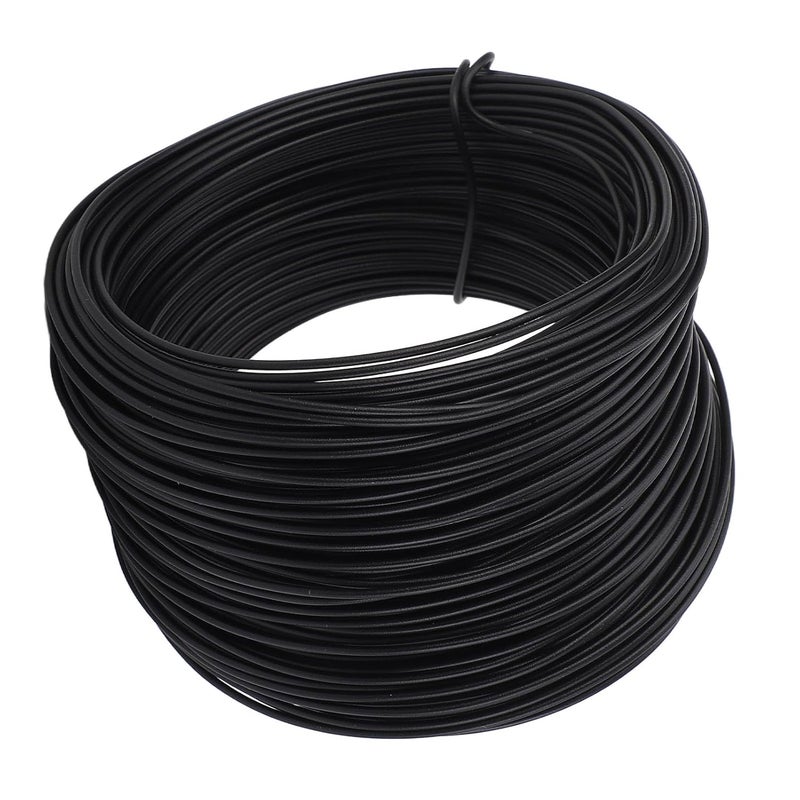 Electro Galvanized Iron Wire 0.9mm 40m Round Black PVC Coated Binding Tie Wire - Sturdy Flexible Durable for Indoor Outdoor Use (Black) - Image 5