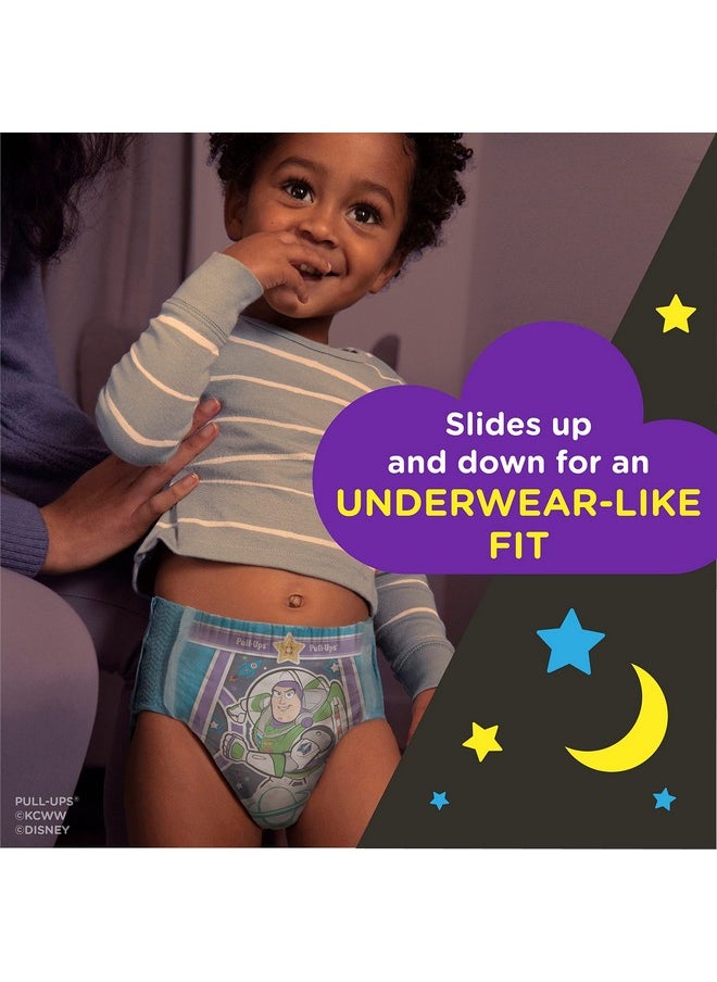 Pull-Ups Boys' Nighttime Potty Training Pants Training Underwear 3T4T (3240 Lbs) 60 Ct  - Image 3