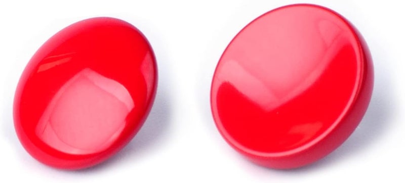 VKO Red Metal Soft Shutter Release Button,Delicate Camera Shutter Button 11mm Concave 10mm Convex Surface(2 Pack) - Image 1