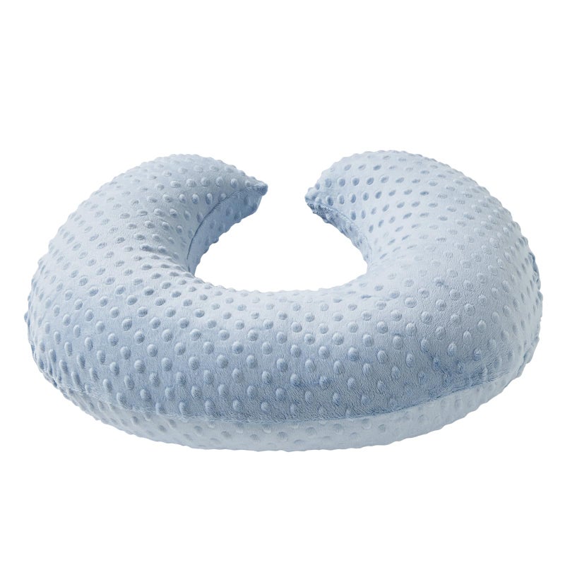 DONOMILO Nursing Pillow and Positioner Breastfeeding and Bottle Feeding, Propping Baby, Tummy Time, Sitting Support for Baby Boy Baby Girl, with Removable Dots Cover (Blue) - Image 4