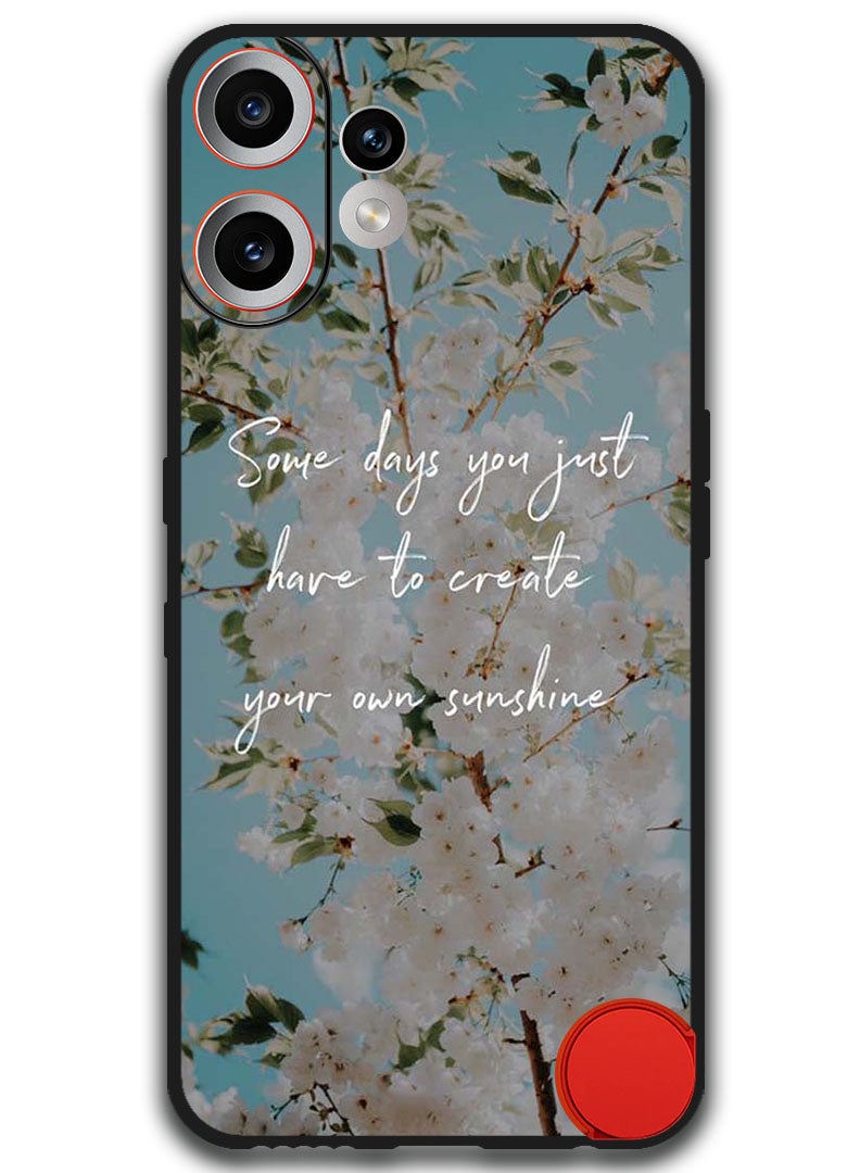 Theodor Case Compatible with Nothing CMF Phone 2 Pro 6.77 Inch Protection Shockproof Bumper Cover Create your sunshine - Image 1