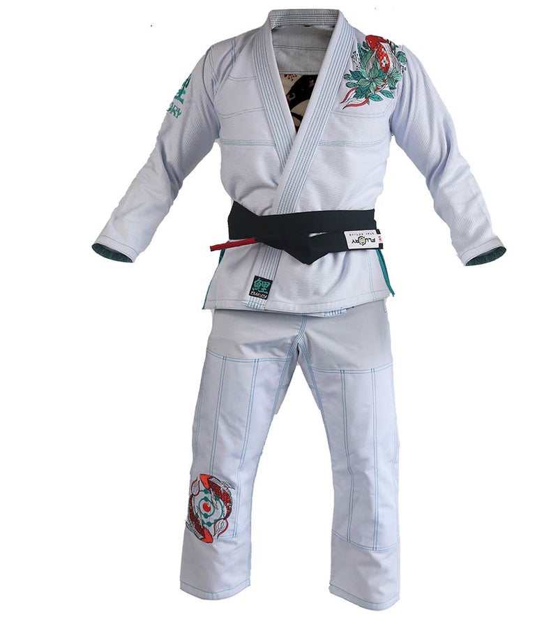 FLUORY Ladies Brazilian Jiu Jitsu Suit Female BJJ Gi Kimonos Women BJJ Uniform - Image 2