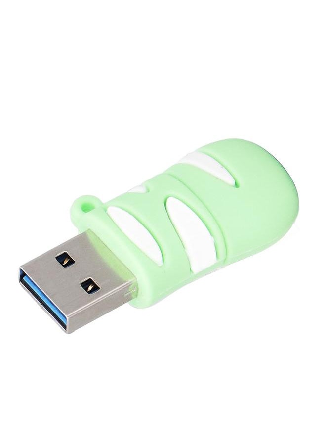 Thoraya Type-c creative cat claw large capacity mobile phone dual-use USB flash drive cartoon girl office activity gift USB 3.0 high-speed USB flash drive green 64GB-3.0  - Image 2