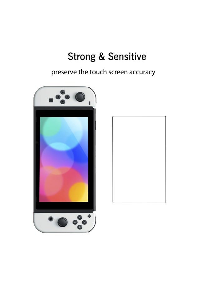 Ailun Glass Screen Protector Compatible with Nintendo Switch OLED Model 2021 Anti Scratch 9H Hardness [2 Pack] - Image 5