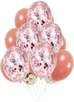 Party Propz Latex Balloon, Set Of 10, Rose Gold
