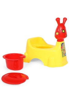 Nabhya Robot Baby Potty Training Seat Chair For Kids Infant Potty Toilet Chair With Removable Tray & Closing Lid (Yellow)  - Image 3