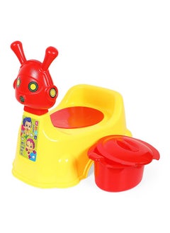 Nabhya Robot Baby Potty Training Seat Chair For Kids Infant Potty Toilet Chair With Removable Tray & Closing Lid (Yellow)  - Image 1