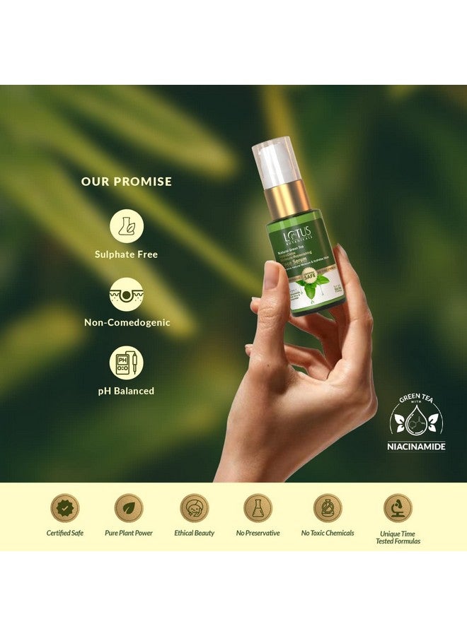 LOTUS BOTANICALS Natural Green Tea Hydradetox Moisture-Replenishing Face Serum|Boosts Glow & Skin Radiance|Provides Intense Hydration|Prevents Acne Pimples|Fights Signs Of Ageing|For All Types|30G  - Image 5