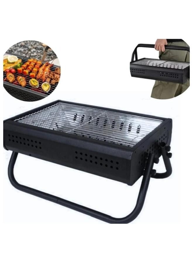 Executive LLC Portable Barbecue Grill Multifunction Smokeless Folding Charcoal Grill Ideal for Camping Hiking Picnics Traveling for Indoor and Outdoor - Image 1
