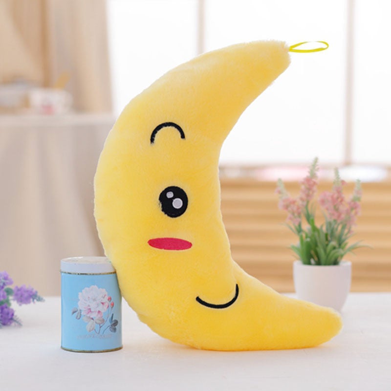 Colorful Light-Up Musical Plush Throw Pillow – Soft Decorative Toy Gift