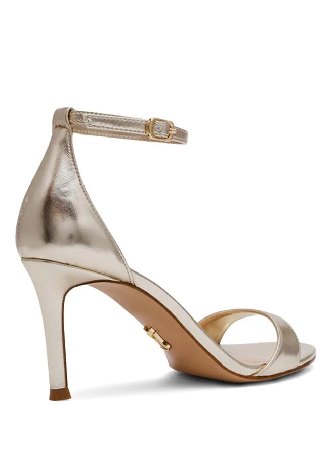 Steve Madden Nevina Gold Women's Heeled Sandals