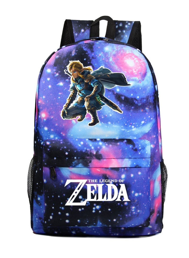 ZELDA Printed Youth Casual Backpack