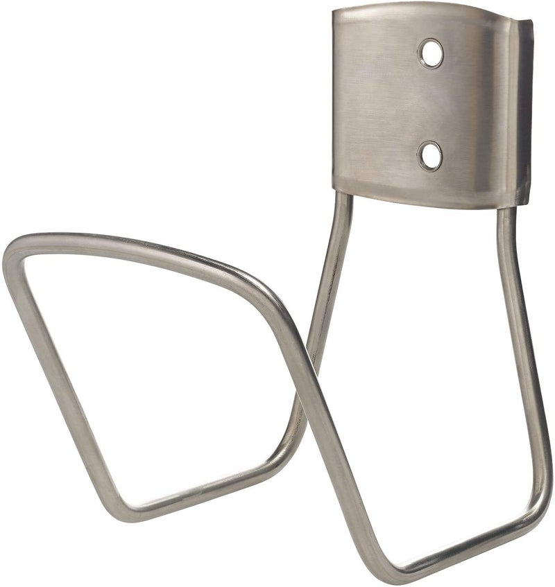 INDIAN DECOR 31890 Classic Stainless Steel, Rustproof Garden Hose Holder Wall Mount Water Hose Holder Hose Hanger Heavy Duty Hose Holder Decorative Garden Hose Hose Organizer for Garden, Chrome - Image 3
