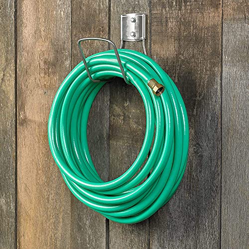 INDIAN DECOR 31890 Classic Stainless Steel, Rustproof Garden Hose Holder Wall Mount Water Hose Holder Hose Hanger Heavy Duty Hose Holder Decorative Garden Hose Hose Organizer for Garden, Chrome - Image 5