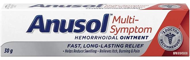 Anusol Cream Hemorrhoidal Ointment Relief 30g - Image 1