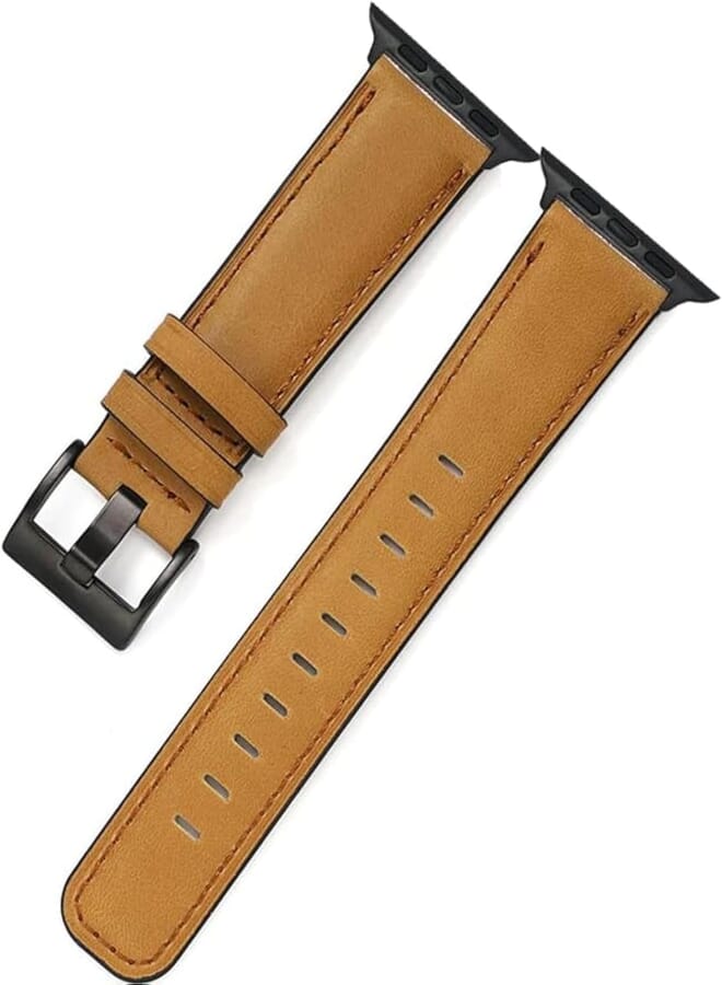 Next Next store Genuine Leather Band Compatible with Apple Watch Ultra 2/Ultra 42mm/44mm/45mm/49mm, iWatch Series 8/9 6/7/SE/5/4/3/2/1 Women Men