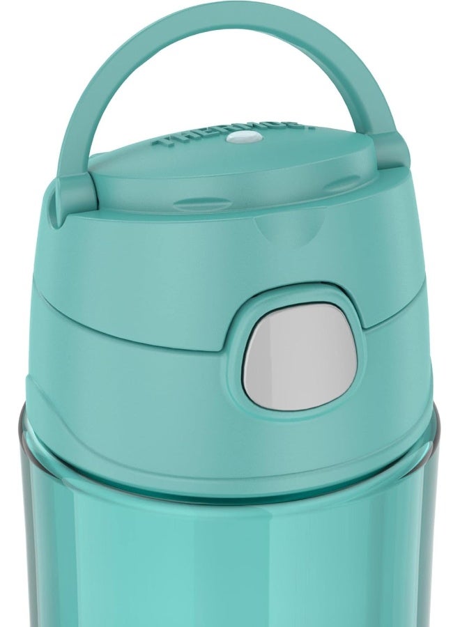THERMOS قنينة ثيرموس فنتاينر للأطفال بلون أزرق مائي سعة 470 مل، GP4040AQ، قنينة بلاستيكية لترطيب مع غطاء، قنينة بلاستيكية، زجاجة ماء - Image 4