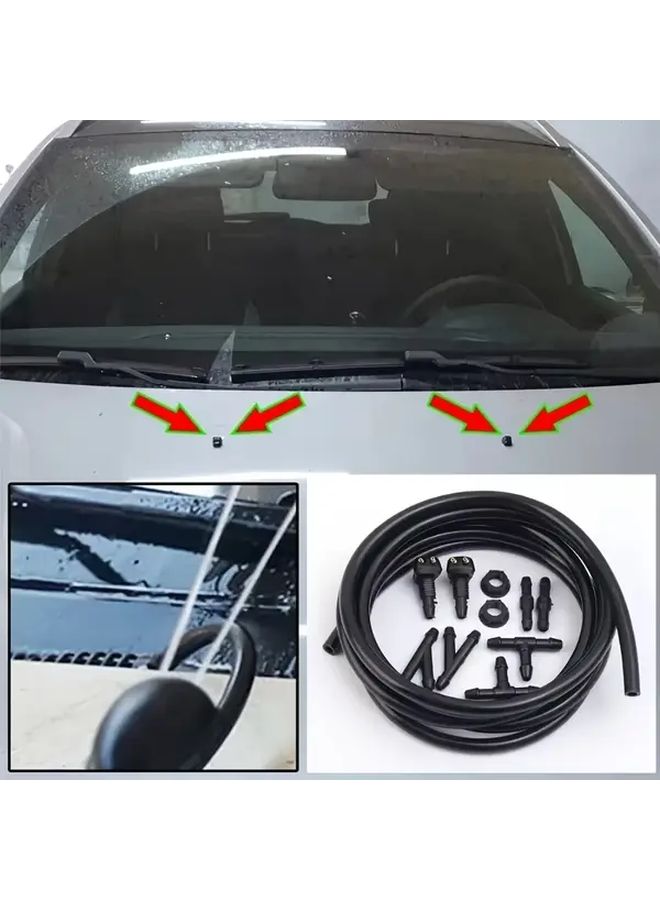 Universal Windshield Washer Hose Joiner Connector Replacement 39.37inch - Image 1