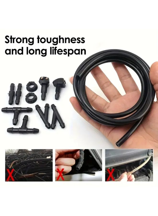 Universal Windshield Washer Hose Joiner Connector Replacement 39.37inch - Image 4